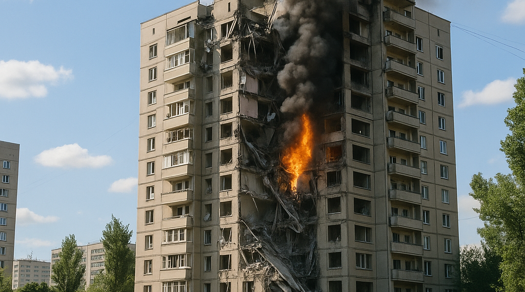 Rusia lanzó un nuevo ataque masivo con drones y misiles de largo alcance contra Kiev: al menos tres muertos y 7 heridos
