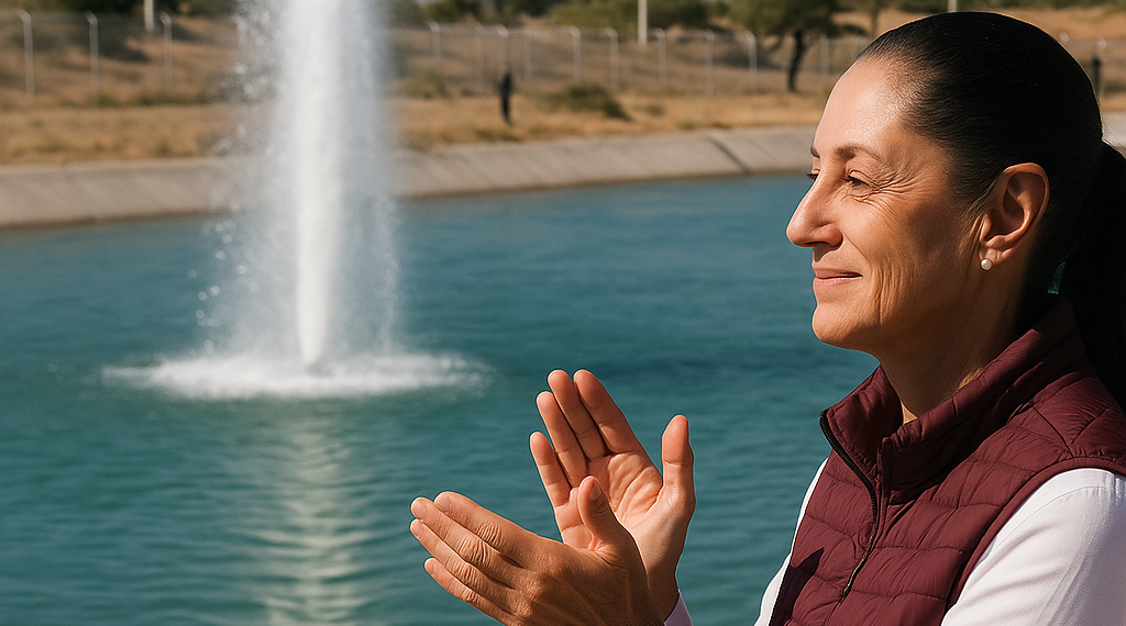 Reconoce Sheinbaum gestión de Marina del Pilar por agua
