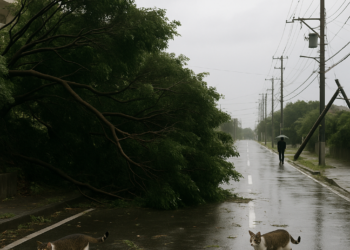 El tifón Dujuan deja cinco muertos, seis desaparecidos y 45.000 casas sin electricidad en Japón