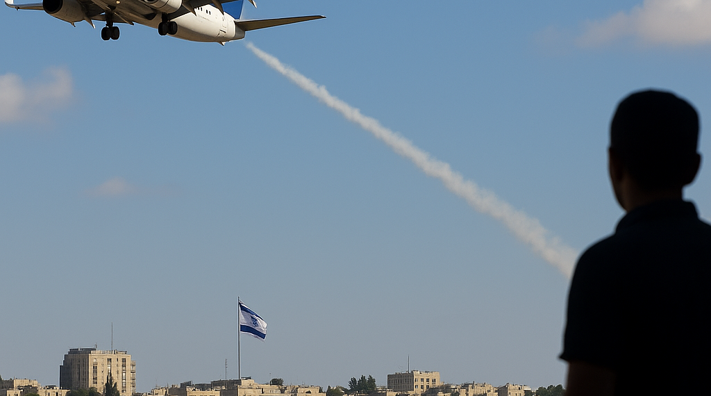 Intentan estrellar avión comercial; acusa Netanyahu ataque
