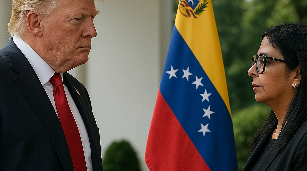 Trump pretende reunirse con Delcy Rodríguez durante la Asamblea de la ONU