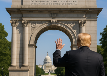 Trump iniciará en dos semanas la construcción de un arco de triunfo en Washington