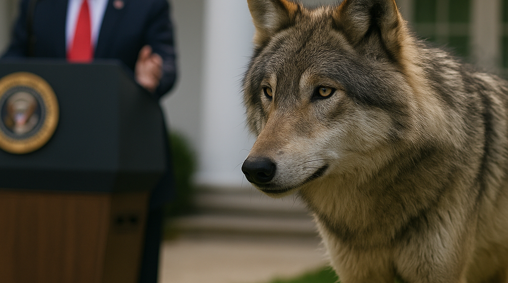 Ordena Trump quitar protección a lobo gris mexicano