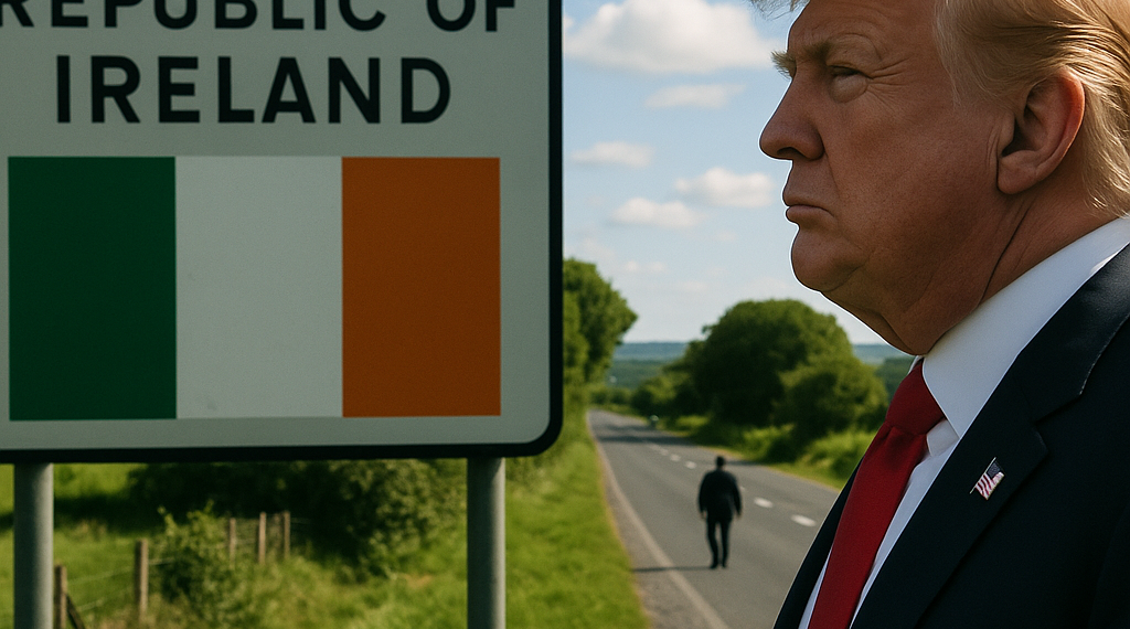 Donald Trump dice que le encantaría ver a una Irlanda unida en su visita oficial al país