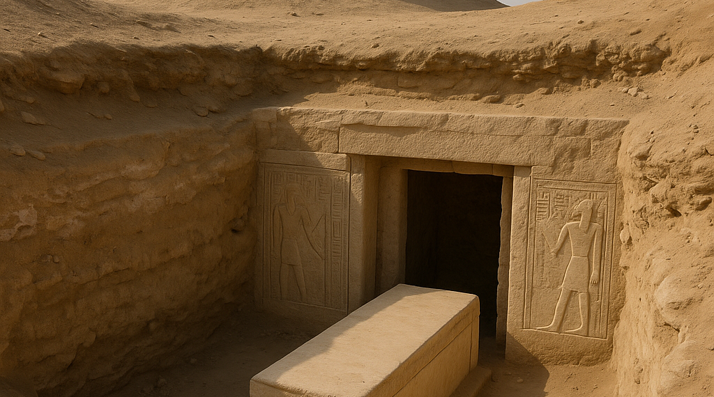 Well-Preserved Tomb of Fifth-Dynasty Official Found Near Saqqara