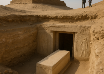 Well-Preserved Tomb of Fifth-Dynasty Official Found Near Saqqara