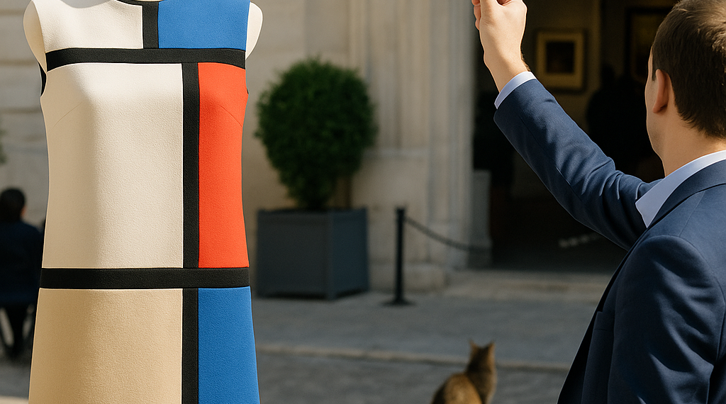 A Rare Yves Saint Laurent Mondrian Dress to Hit Auction