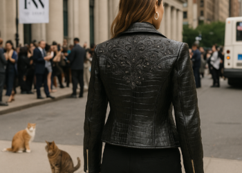 A $200,000 Leather Jacket Just Hit the New York Fashion Week Runway