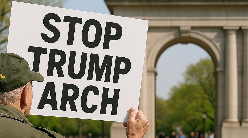 Vietnam Vets File For Restraining Order to Block Work on Trump’s Arch