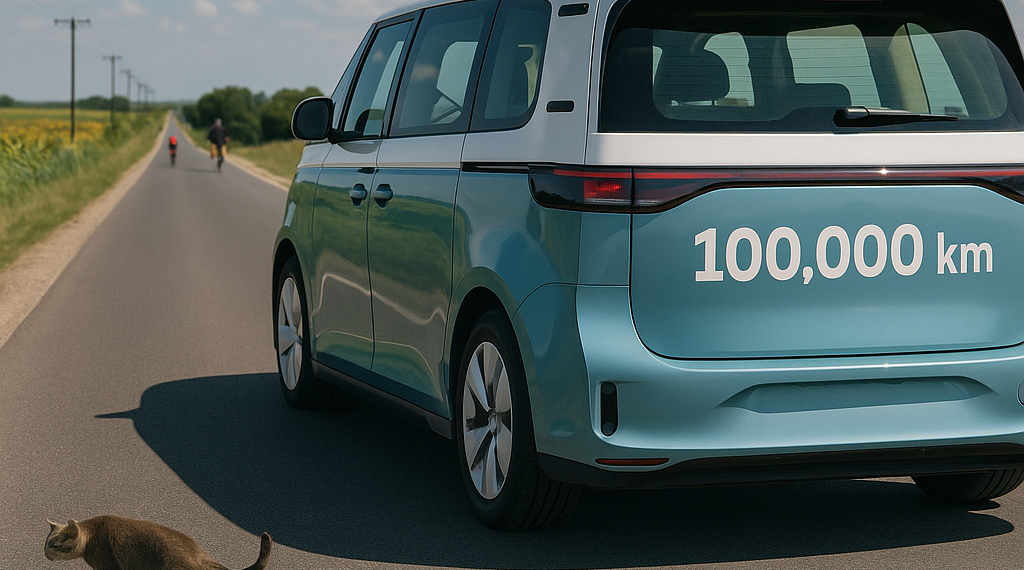 Esta Volkswagen Combi eléctrica (ID.Buzz) recorrió casi 100,000 km en 445 días, visitó 92 países y nunca se descompuso