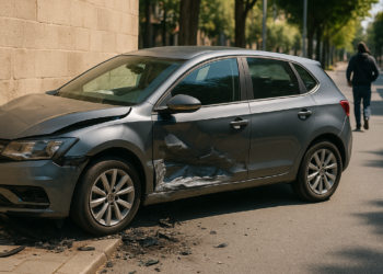 Álex Sola se estrella con su coche de madrugada y se marcha corriendo