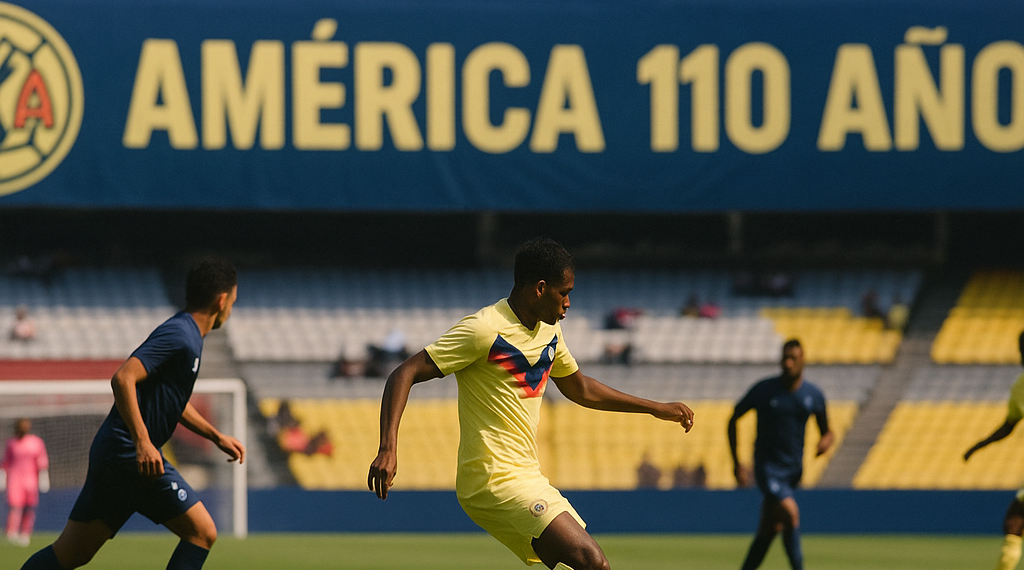 Se conforma América con celebrar sus 110 años con un empate