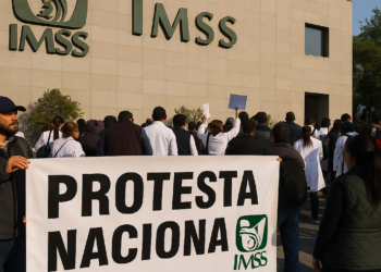 Extienden trabajadores del IMSS protestas a nivel nacional