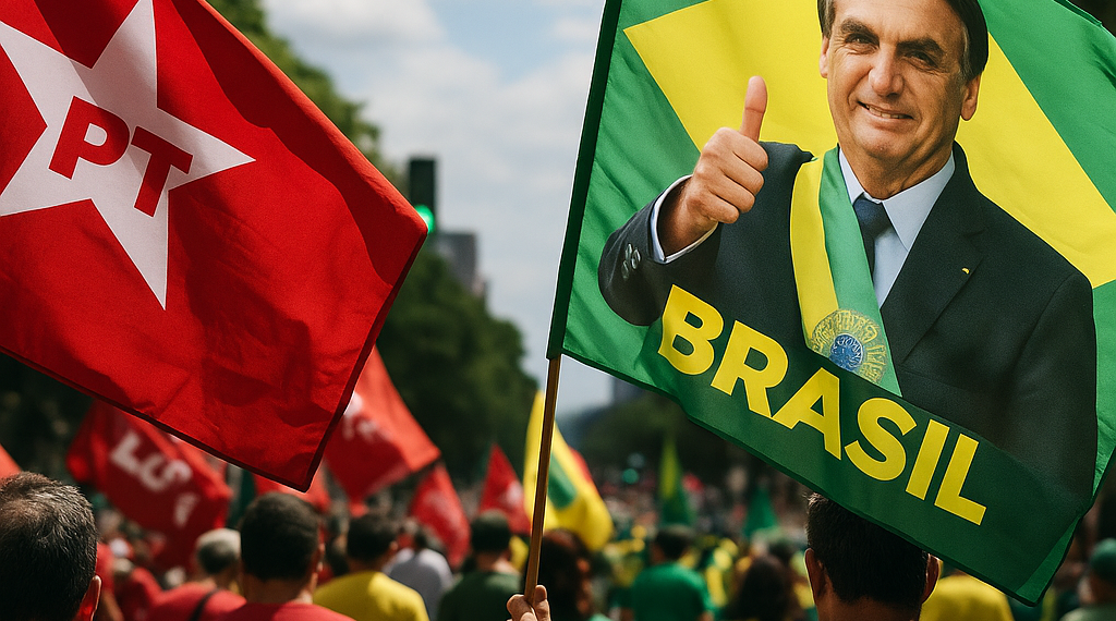 Así cerraron Lula y Flávio Bolsonaro sus campañas antes de la primera vuelta electoral en Brasil