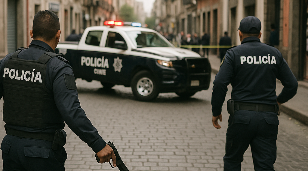 Agreden a policías en Motolinia, en Centro Histórico