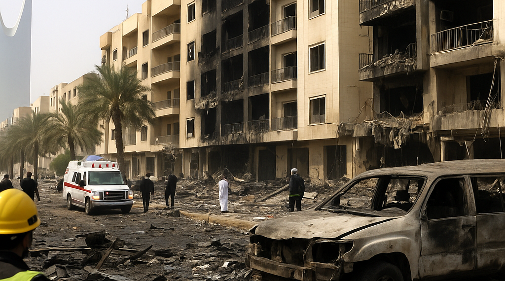 Autoridad saudita reporta 12 muertos y más de 300 heridos por ataque al aeropuerto de Riad