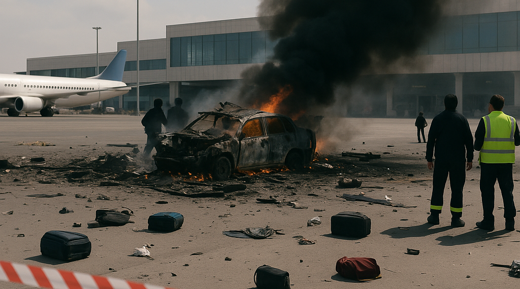 Mueren 12 en ataque a aeropuerto de Arabia