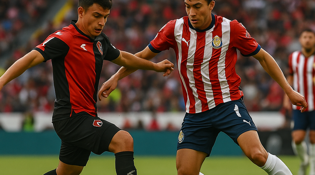 Atlas y Chivas ofrecen dramático empate
