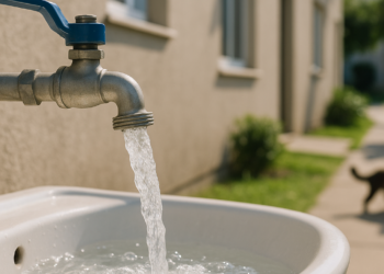 Reportan mayor cobertura de agua en viviendas