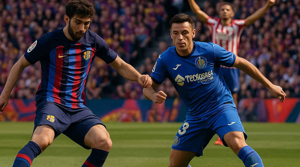Barcelona golea al Getafe y mantiene paso perfecto en LaLiga; Atlético gana de último minuto