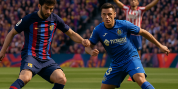 Barcelona golea al Getafe y mantiene paso perfecto en LaLiga; Atlético gana de último minuto