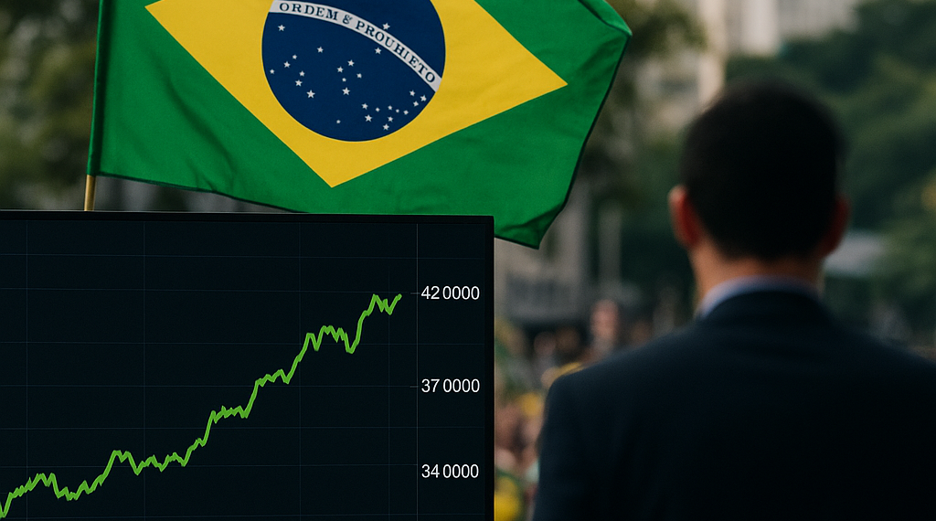La Bolsa brasileña se dispara casi 9% tras la victoria del derechista Flávio Bolsonaro en primera vuelta