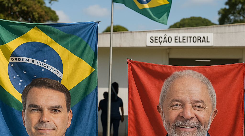 Brasil irá a balotaje, con Flávio Bolsonaro delante de Lula por sorpresa