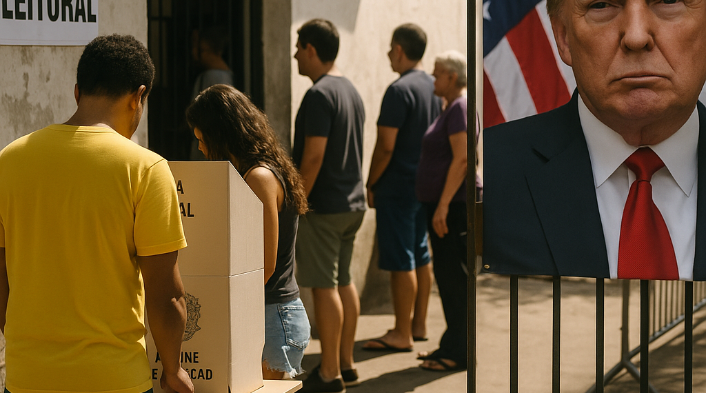 Votan brasileños en elecciones seguidas 'de cerca' por Trump