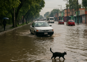 Dejan lluvias inundaciones en Tláhuac