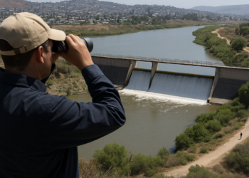 Conagua vigila ríos y presas de Tijuana ante embates de Rachel; descarta riesgos por el momento