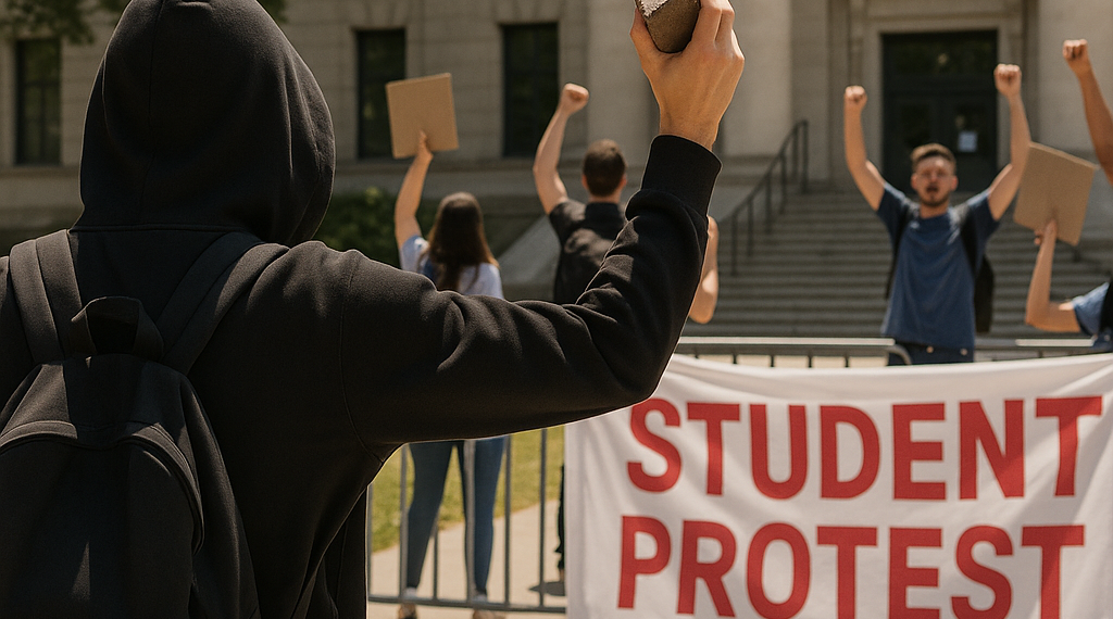 Siguen los disturbios por las protestas estudiantiles en Francia: hubo bloqueos e incidentes con fuerzas de seguridad