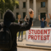 Siguen los disturbios por las protestas estudiantiles en Francia: hubo bloqueos e incidentes con fuerzas de seguridad