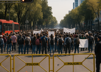 Bloquean Insurgentes Sur en protesta por L4 del Cablebús