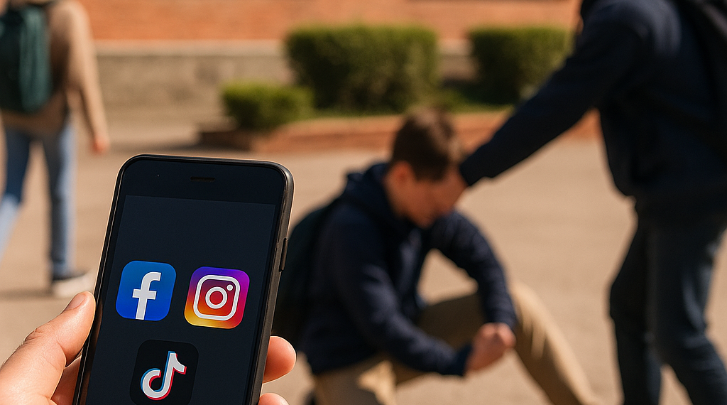 Tras violencia escolar culpan... ¡a las redes!