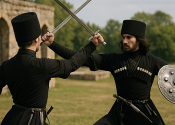 Traditional Georgian Dance Makes For Hair-Raising Fight Scenes In Met Opera’s “Macbeth”