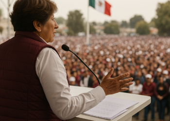 Delfina Gómez rinde cuentas ante más de 195 mil mexiquenses en cuatro regiones del Edoméx