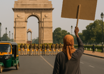 Las "cucarachas" desafían de nuevo a Modi mientras Delhi se blinda para sofocar la rebelión juvenil contra el fraude electoral