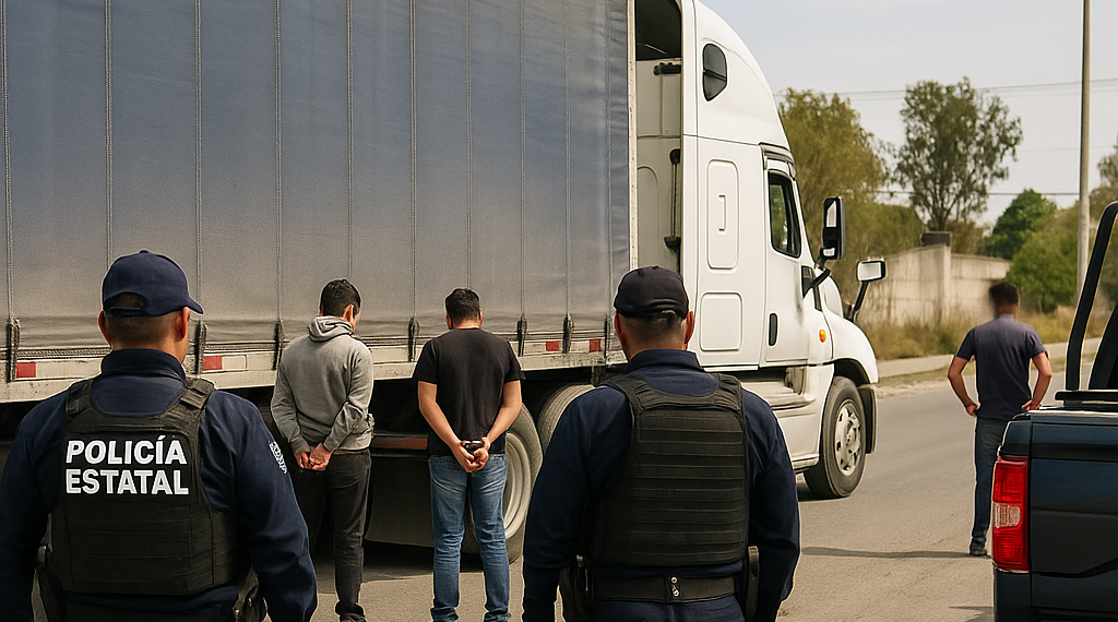 Dan golpe a red de robo a autotransporte en SLP