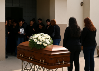 Despiden a maestra que murió en ataque en escuela de Torreón