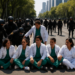 Bloquean empleados de IMSS en Reforma, Circuito, Tlalpan...