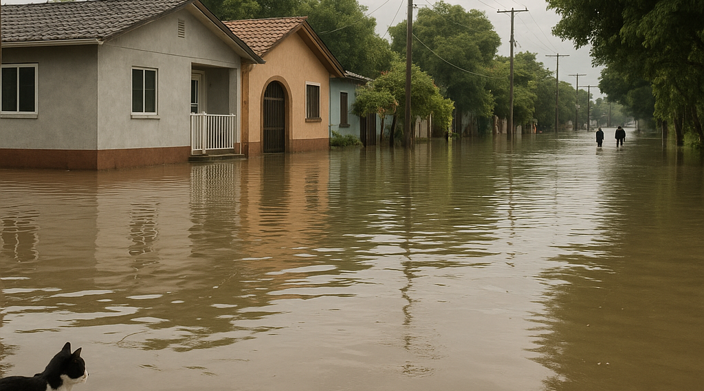 Lluvias por 'Rachel' dejan inundaciones en 7 estados