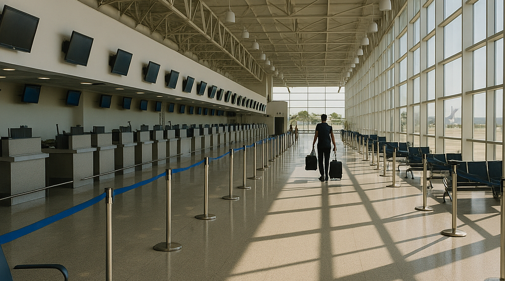 Cae flujo de pasajeros en aeropuertos del Caribe mexicano