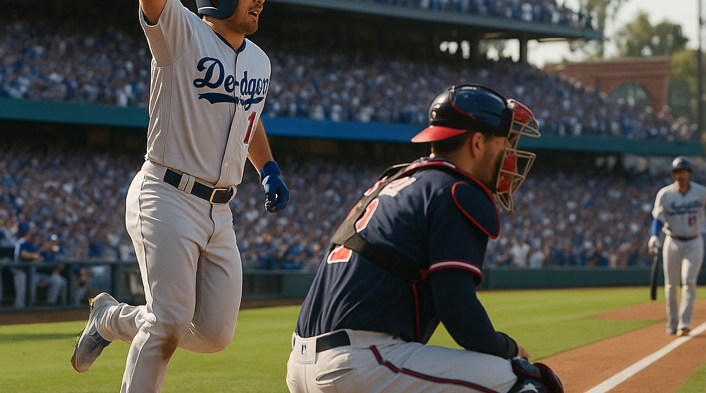 Someten Dodgers a Bravos y toman ventaja en Serie Divisional