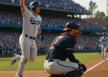 Someten Dodgers a Bravos y toman ventaja en Serie Divisional