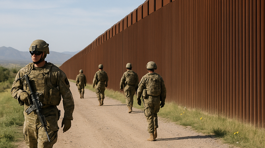 Estados Unidos despliega 500 militares en frontera con México; Marina activa operativo en Matamoros