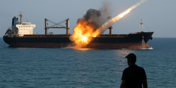 EEUU ataca un buque comercial en el golfo de Omán que partió de un puerto iraní