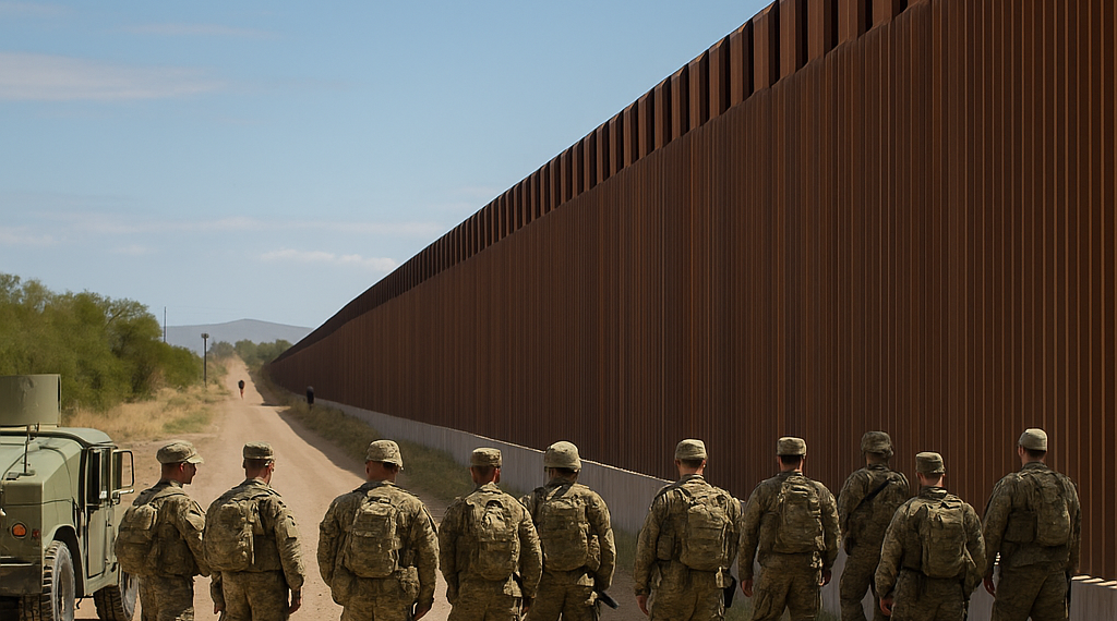 Estados Unidos despliega 500 militares en frontera con México; Marina activa operativo en Matamoros