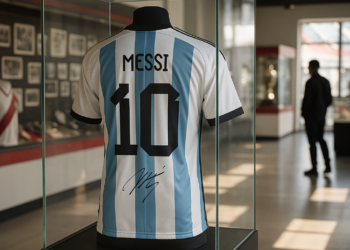 El Museo River ya tiene la camiseta de Messi firmada por el 10