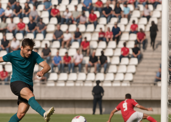 La volea de Imanol Baz tumbó al Real Murcia