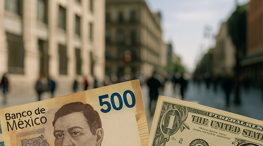 Peso mexicano avanza frente al dólar ante expectativas de estabilidad en la tasa de la Fed